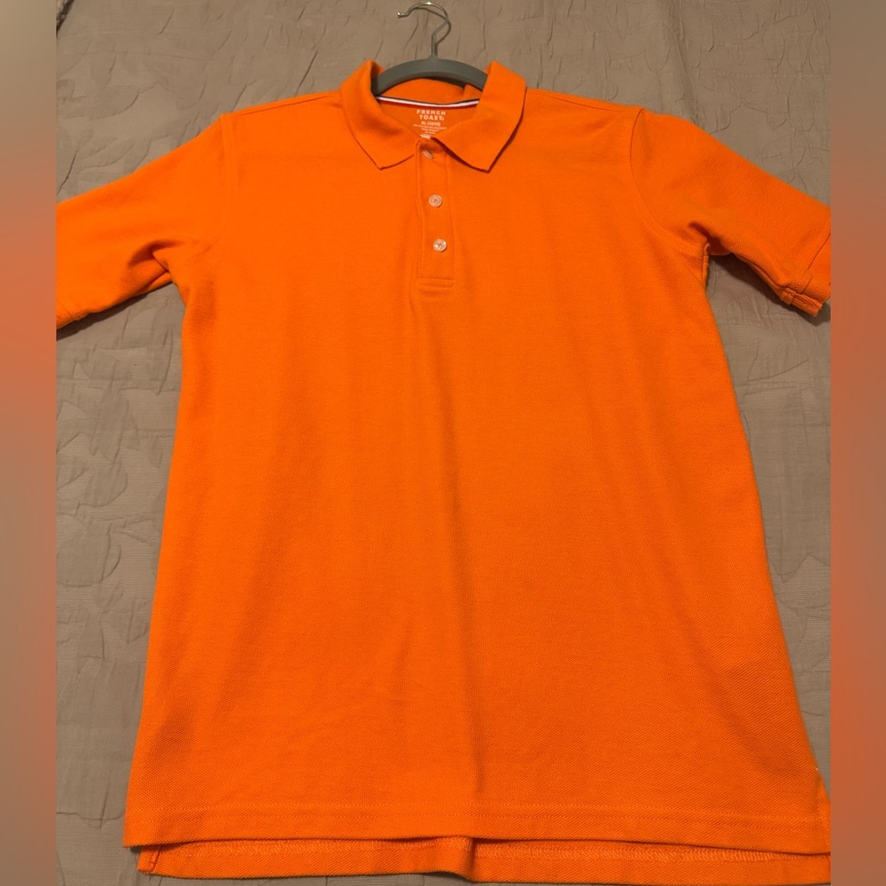 Boys 14/16 short sleeve orange polo shirt